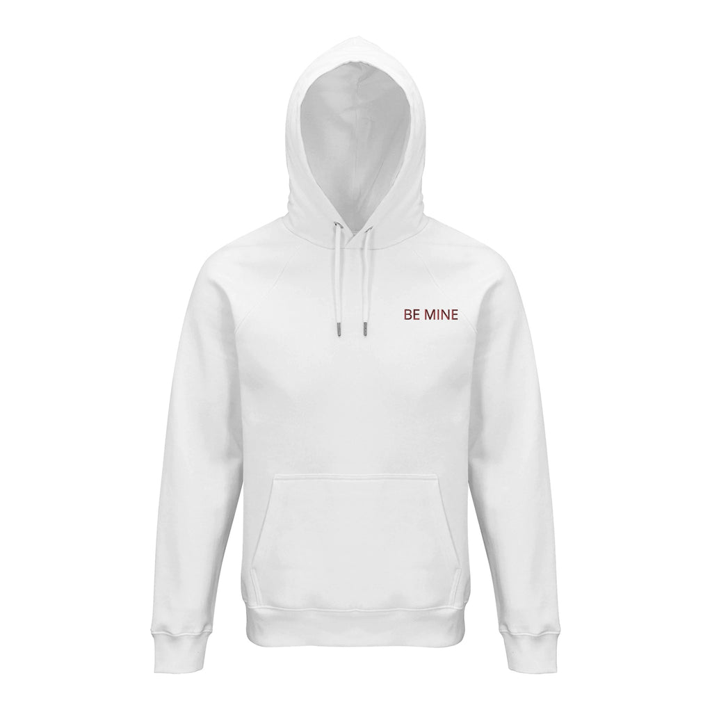 "Be Mine" Embroidered Organic Hoodie