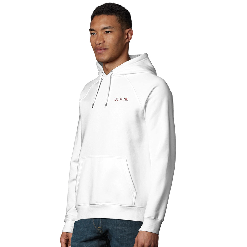 "Be Mine" Embroidered Organic Hoodie